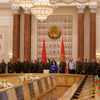 Дворец Независимости открыл свои двери для офицеров военно-технического факультета в БНТУ