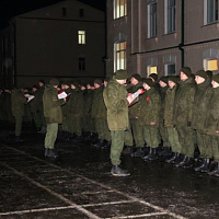 Общебригадная вечерняя поверка личного состава