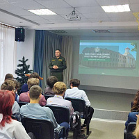 Профориентационные мероприятия организовали представители Военной академии