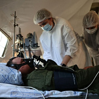 Тактико-специальное занятие с военными медиками