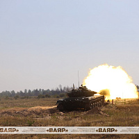 Военнослужащие 6 омбр выполнили упражнение контрольных стрельб штатным артиллерийским выстрелом