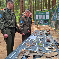 Курсанты военного факультета в БГАА посетили урочище Уручье