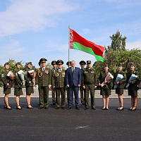 Годовой праздник военного факультета в Белорусской государственной академии авиации