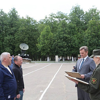 Торжественная церемония завершения учебных сборов