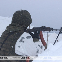 На Гожском полигоне проходят занятия по боевой подготовке с военнослужащими 6 омбр