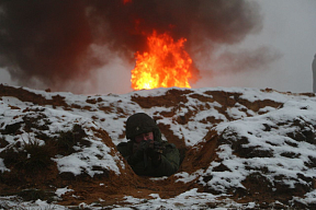 Фотофакт: в 11 омбр продолжаются ККЗ с личным составом нового пополнения