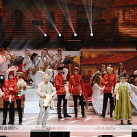 Артисты в погонах выступили в Минске с концертной программой «От классики до рока: Ностальгия!»