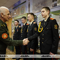 Генерал-майор Игорь Можиловский посетил военно-технический факультет в БНТУ