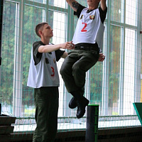 Соревнования по военному двоеборью в 11 омбр