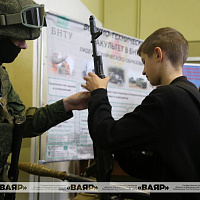 В Доме культуры Ганцевичей прошла военно-патриотическая акция «Готовы Родине служить»