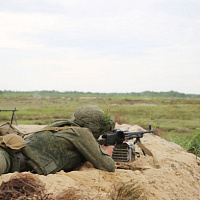 С военнообязанными прошло ротное тактическое учение с боевой стрельбой