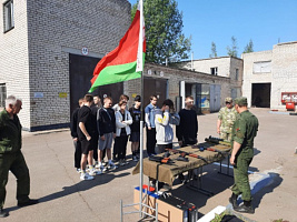 В рамках военно-патриотического воспитания