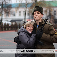 Новобранцы в составе ССО приняли присягу в Бобруйске