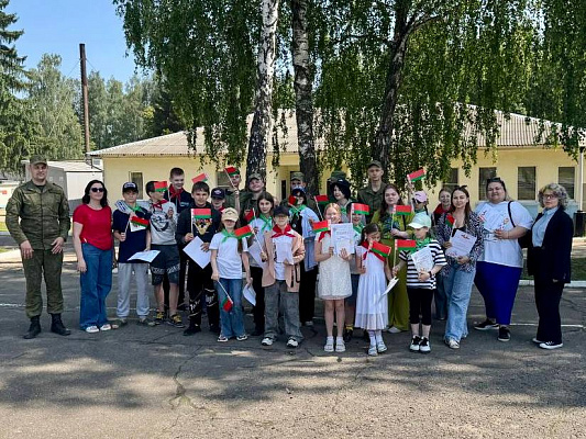 Закрытие смены военно-патриотического лагеря «Зубр» 