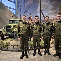 Военнослужащие 120 омбр посетили Белорусский государственный музей истории Великой Отечественной войны