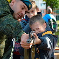 В гостях у десантников