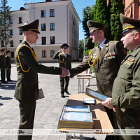 На военном факультете в Белорусском государственном университете прошел 17-й выпуск офицеров