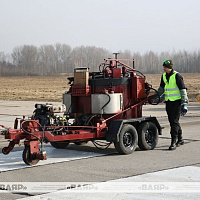 Состязания по скоростному восстановлению  участка взлётно-посадочной полосы