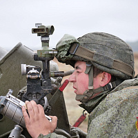 На полигоне Брестский стреляют «Грады»