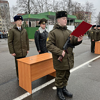 Принятие Военной присяги военнослужащими Минской военной комендатуры