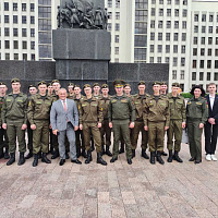 Военнослужащие 60-го отдельного полка связи посетили Палату представителей Национального собрания Республики Беларусь