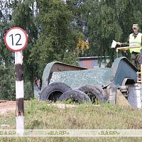 В 72 ОУЦ продолжаются практические занятия по вождению машин