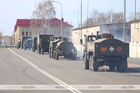 Марш в район выполнения задач