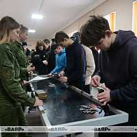 На базе 56-го отдельного полка связи прошла районная акция «К защите Отечества готов!» 