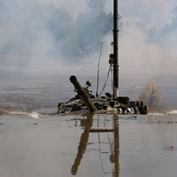 Занятия по преодолению водной преграды