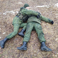 Занятие по тактической медицине с гвардейцами