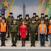 В роли военнообязанных – курсанты