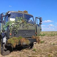 Занятия по боевой подготовке с военнослужащими 92-го реактивного артиллерийского полка