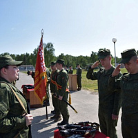 Ритуал вручения  оружия и закрепления техники