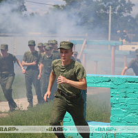 Открытие военизированных сборов центра патриотического воспитания молодёжи «Вектор»