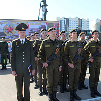 Личный состав нового пополнения воинских частей войск связи принял Военную присягу