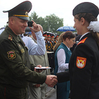 Выпуск воспитанников Минского областного кадетского училища