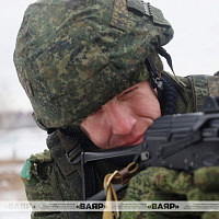 Военнообязанные, призванные на военные сборы, оттачивают навыки на 227-м общевойсковом полигоне