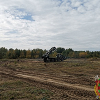 Тактическое учение на полигоне Осиповичский
