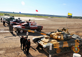 Браво, мастера танкового биатлона!