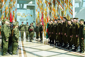 Военнослужащие 36 дмбр провели урок мужества для  воспитанников военно-патриотического клуба «Надежная опора»