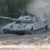 На танкодроме 72 ОУЦ прошли занятия по вождению