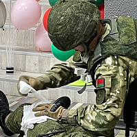 Представители военно-медицинского института в БГМУ посетили школу в Минске