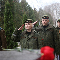 Первокурсники Военной академии произнесли клятву разведчика