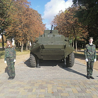 Выставка военной техники на кургане Бессмертия