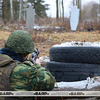 Продолжается учебный сбор с военнообязанными территориальных войск
