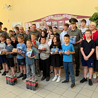 Офицеры и курсанты Военной академии Беларуси посетили «Детский дом №5» в Минске