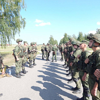 Тактическое учение с 120-й гвардейской отдельной механизированной бригадой с войсками обозначения