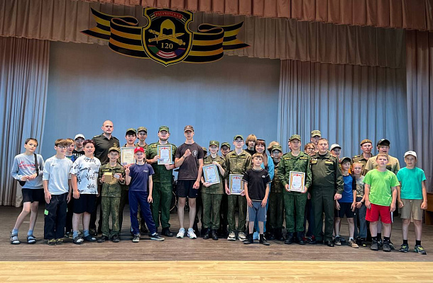 Завершилась первая смена спортивно-патриотического лагеря «Гвардейцы»