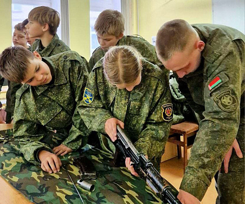 Занятия с воспитанниками военно-патриотического клуба «Ракетчик»