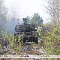 Занятия по слаживанию в составе батарей с расчетами ЗРК «Бук»